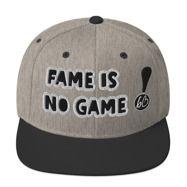 FAME IS NO GAME! Snapback Hat