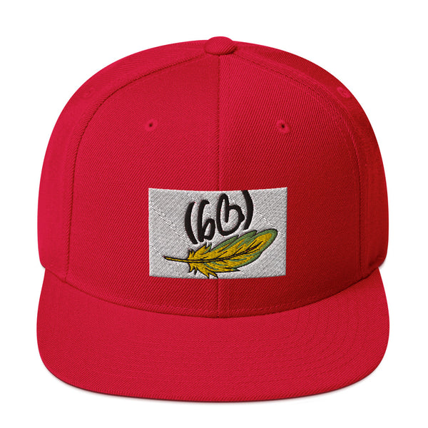 (bb) Feather Snapback Hat