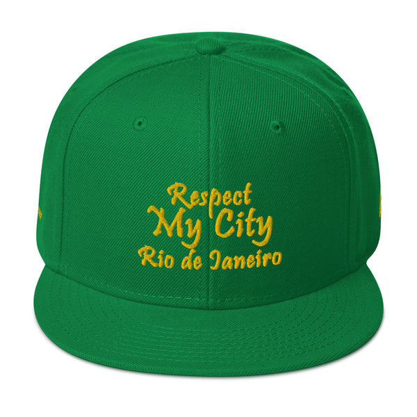 Respect My City Rio De Janeiro Snapback Hat