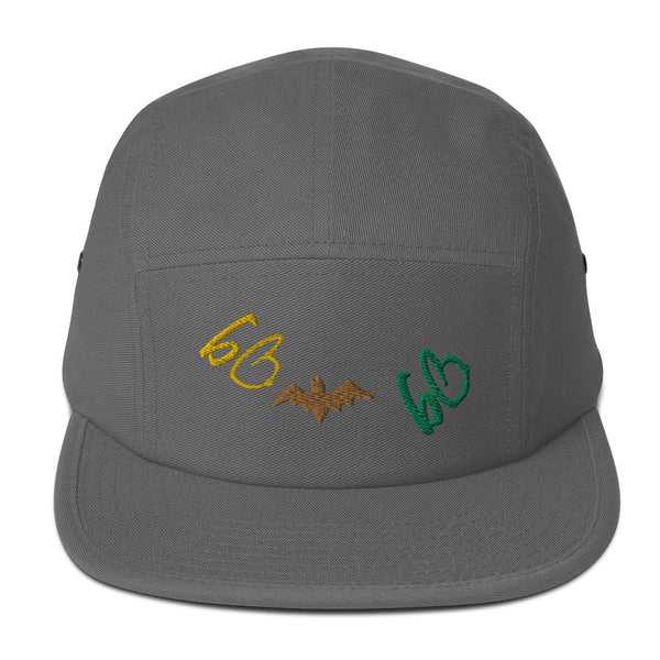 bb Bat Logo Five Panel Hat