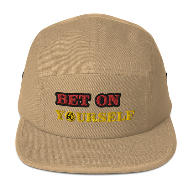BET ON YOURSELF Five Panel Hat