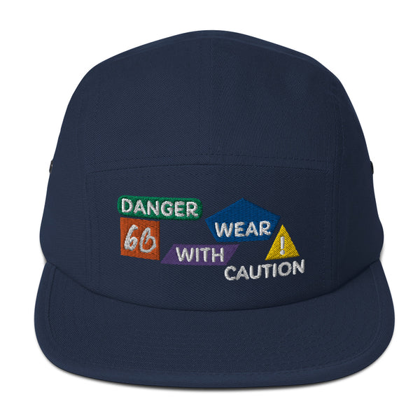 Danger Caution Five Panel Hat