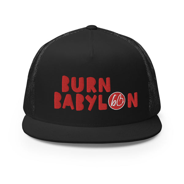 BURN BABYLON Trucker Hat