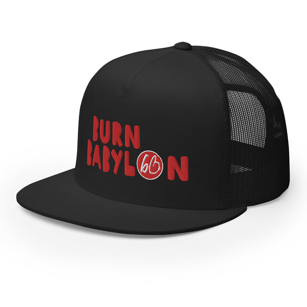 BURN BABYLON Trucker Hat