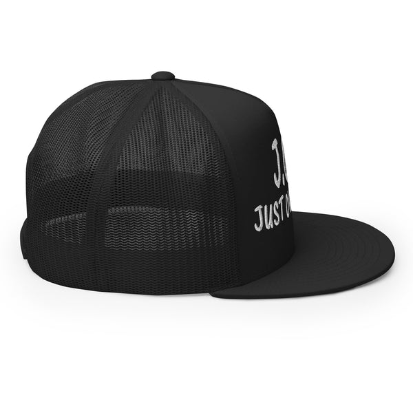 JUST OVER BROKE Trucker Hat