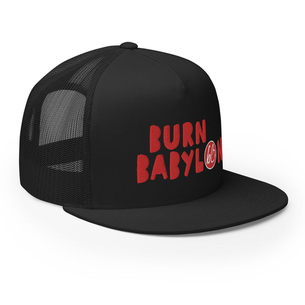BURN BABYLON Trucker Hat