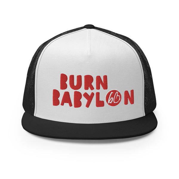 BURN BABYLON Trucker Hat