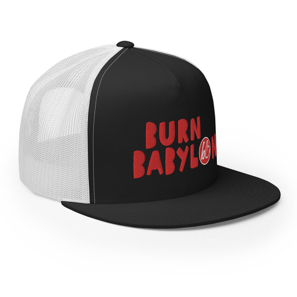 BURN BABYLON Trucker Hat