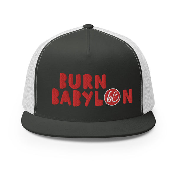 BURN BABYLON Trucker Hat