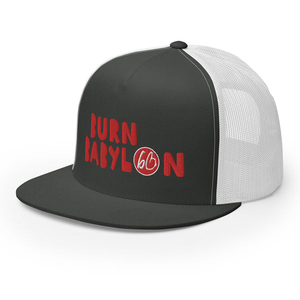 BURN BABYLON Trucker Hat