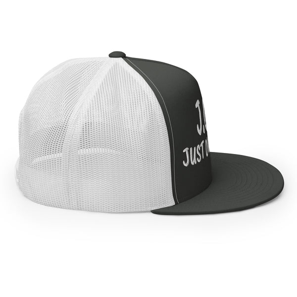 JUST OVER BROKE Trucker Hat
