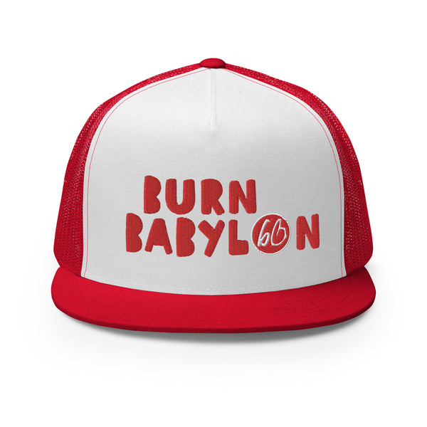 BURN BABYLON Trucker Hat