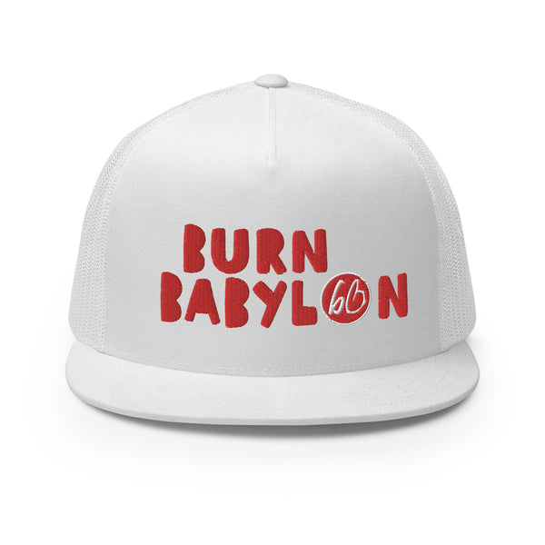 BURN BABYLON Trucker Hat