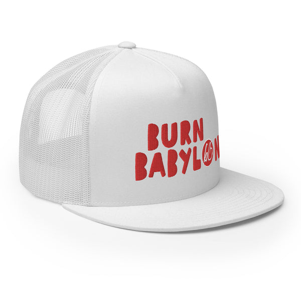 BURN BABYLON Trucker Hat