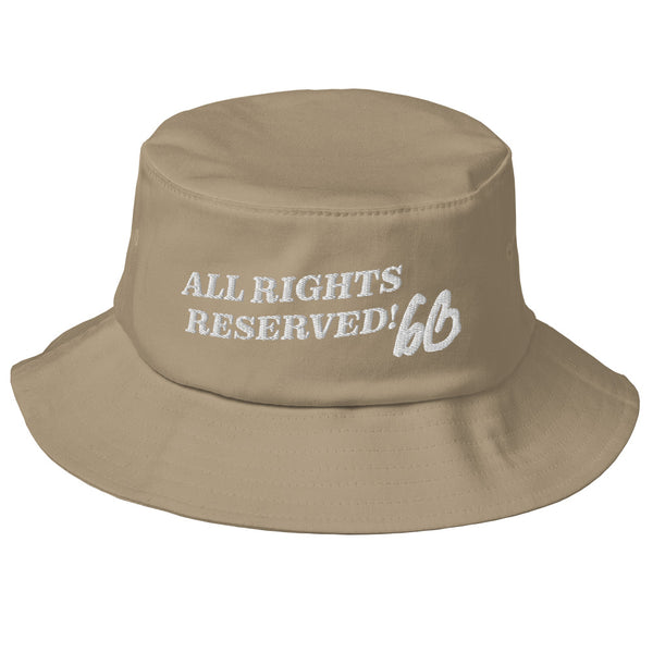 ALL RIGHTS RESERVED! Old School Bucket Hat
