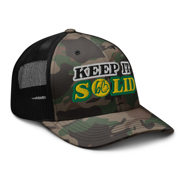 KEEP IT SOLID Camouflage Trucker Hat