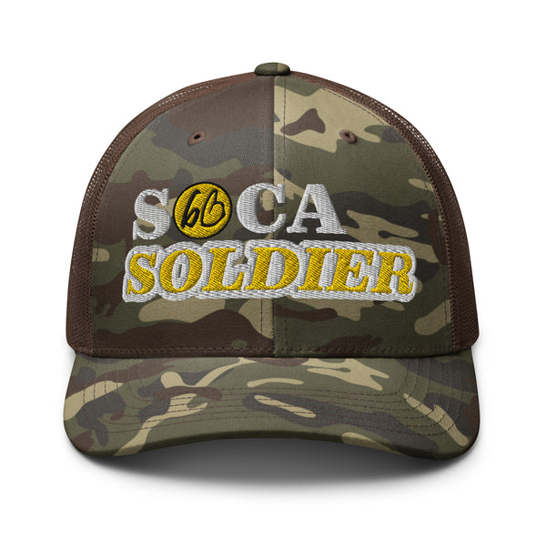 SOCA SOLDIER Camouflage Trucker Hat