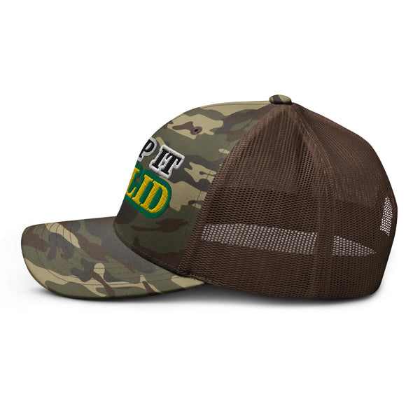 KEEP IT SOLID Camouflage Trucker Hat