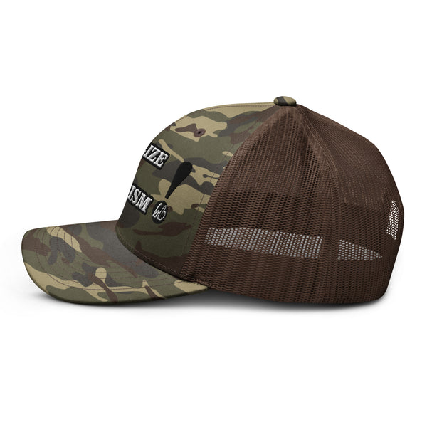 CAPITALIZE ON CAPITALISM! Camouflage Trucker Hat