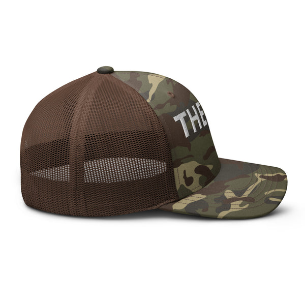 THE TOP SPOT Camouflage Trucker Hat