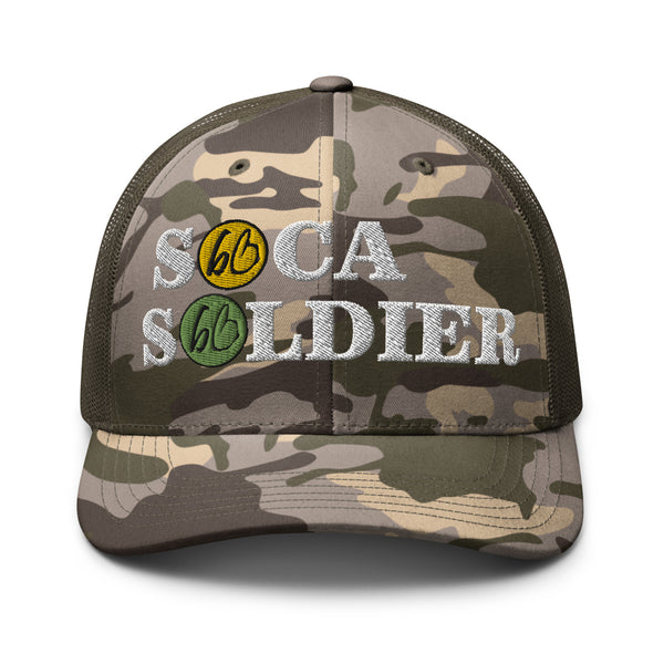 SOCA SOLDIER Camouflage Trucker Hat
