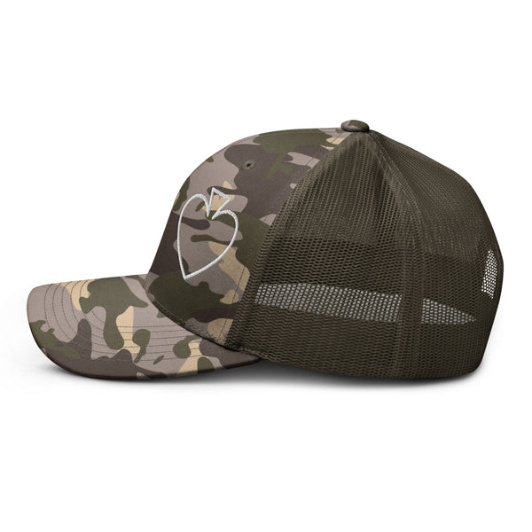 Spades bb Camouflage Trucker Hat