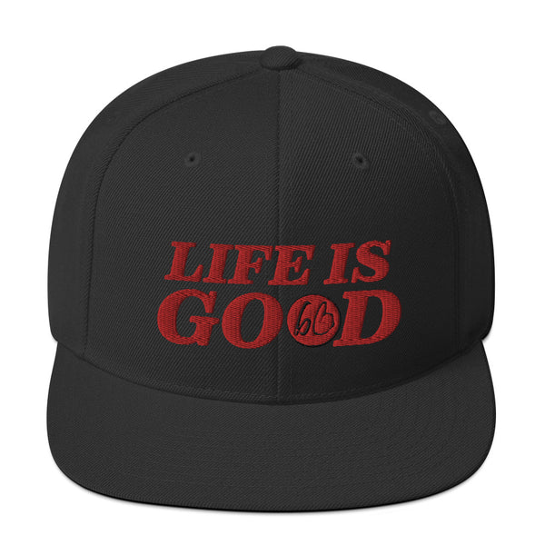 LIFE IS GOOD Snapback Hat