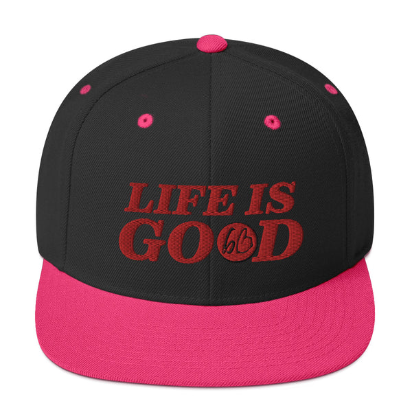 LIFE IS GOOD Snapback Hat