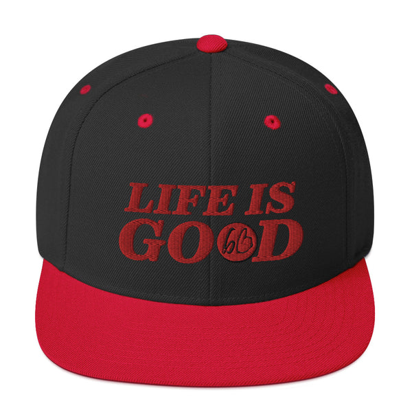 LIFE IS GOOD Snapback Hat