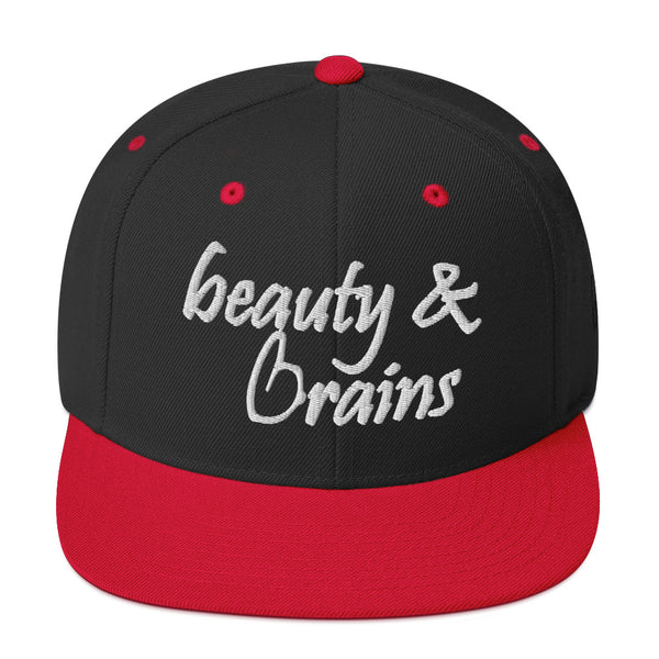 Beauty & Brains Snapback Hat