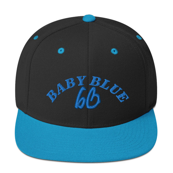 BABY BLUE bb Snapback Hat