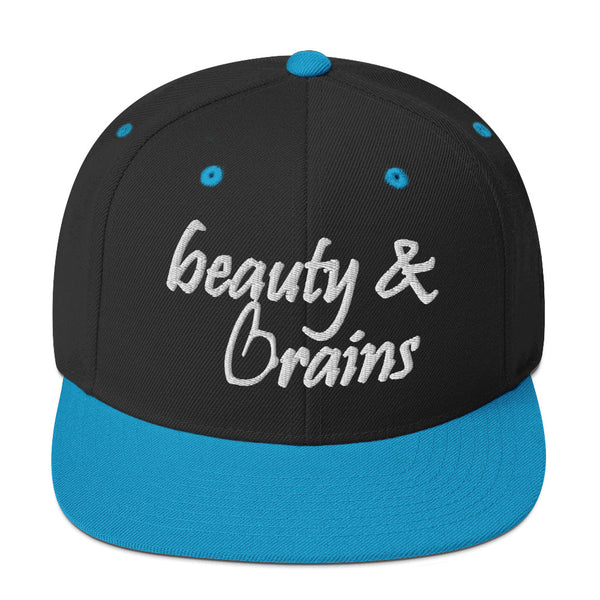 Beauty & Brains Snapback Hat