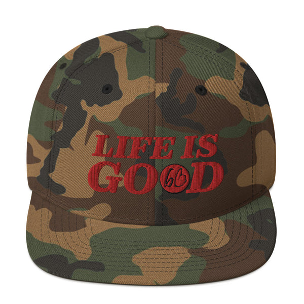 LIFE IS GOOD Snapback Hat