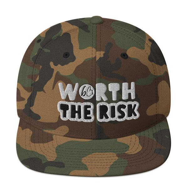 WORTH THE RISK Snapback Hat