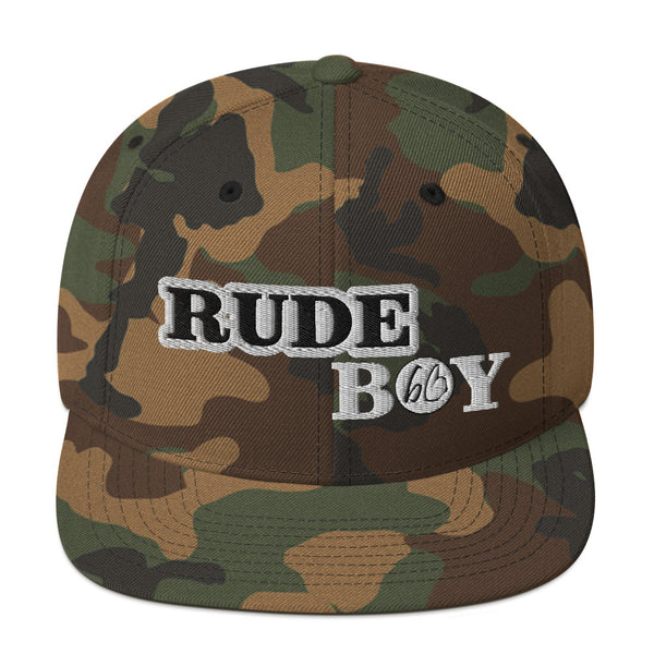 RUDE BOY Snapback Hat