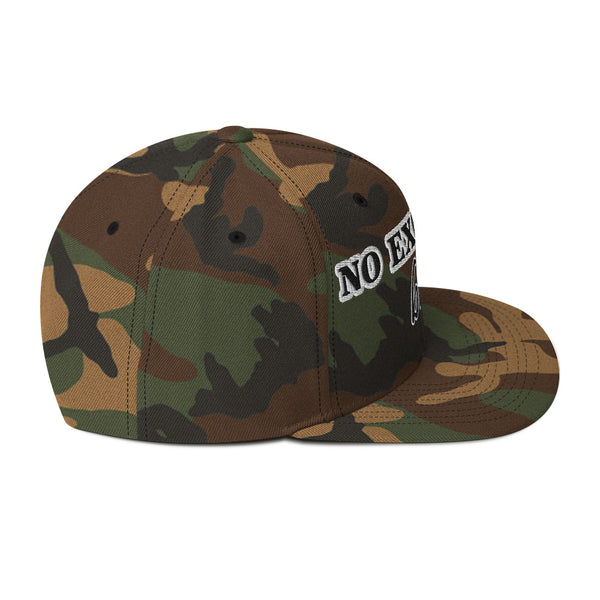 NO EXCUSES Snapback Hat