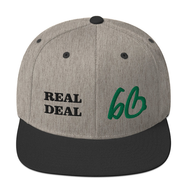 REAL DEAL bb Snapback Hat