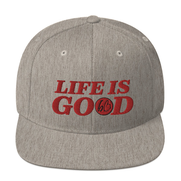 LIFE IS GOOD Snapback Hat