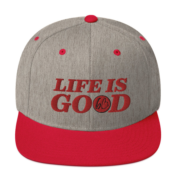 LIFE IS GOOD Snapback Hat