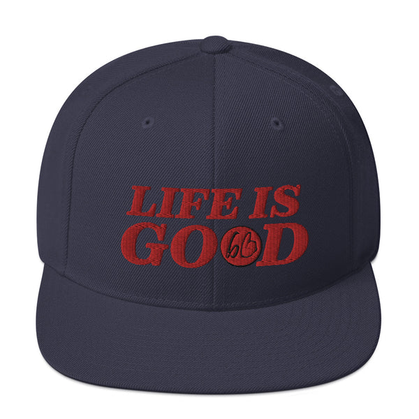 LIFE IS GOOD Snapback Hat
