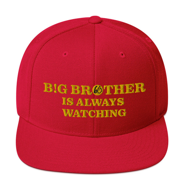 BIG BROTHER IS ALWAYS WATCHING Snapback Hat