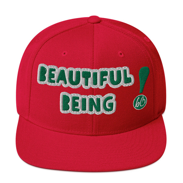 BEAUTIFUL BEING! Snapback Hat