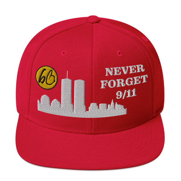 NEVER FORGET 9/11 Snapback Hat