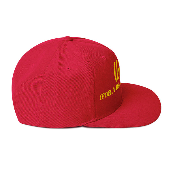 (FOR A BAD HAIR DAY) Snapback Hat