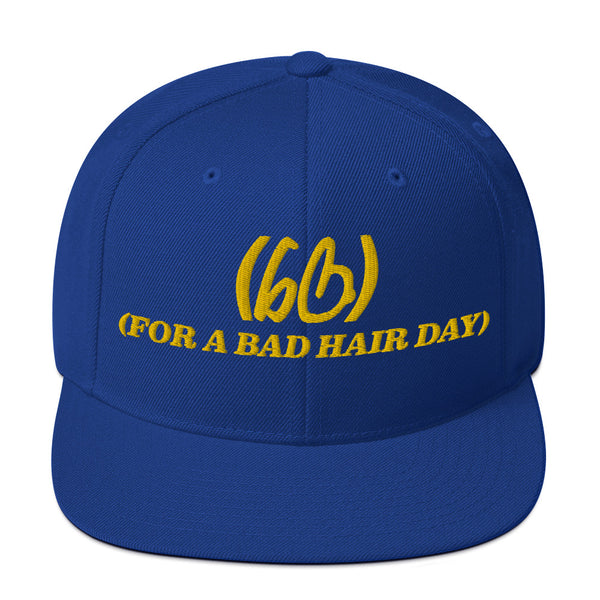 (FOR A BAD HAIR DAY) Snapback Hat
