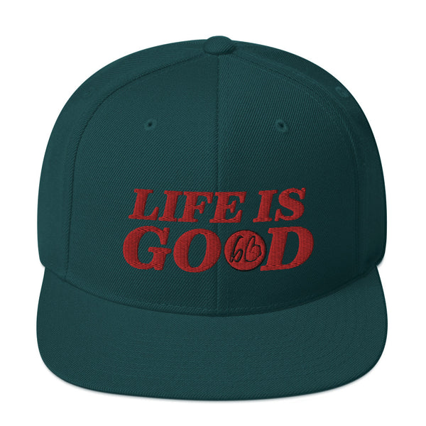 LIFE IS GOOD Snapback Hat