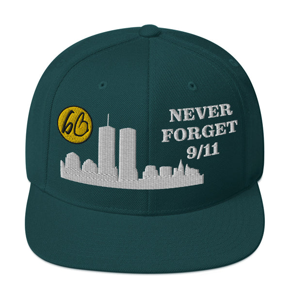 NEVER FORGET 9/11 Snapback Hat