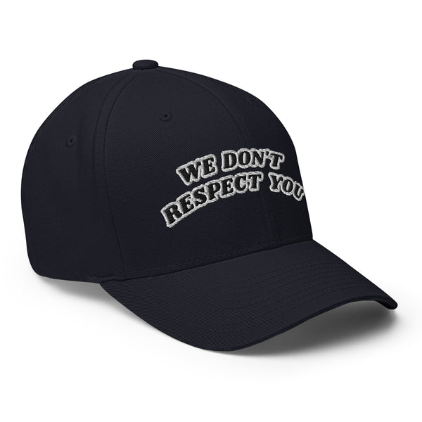 WE DON'T RESPECT YOU! Structured Twill Hat