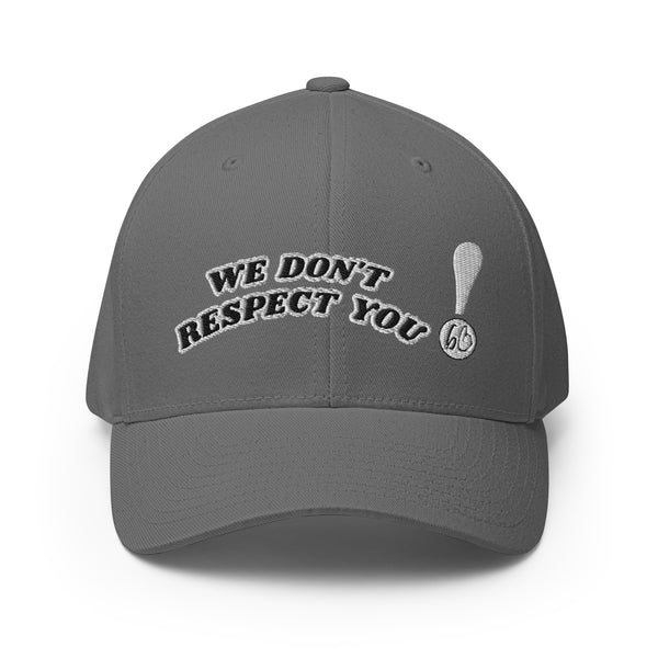 WE DON'T RESPECT YOU! Structured Twill Hat