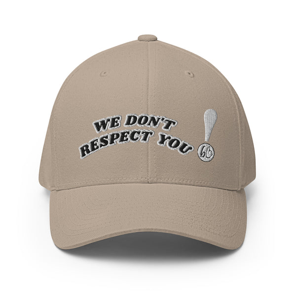 WE DON'T RESPECT YOU! Structured Twill Hat